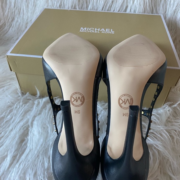 NWT 🔥 MICHAEL Michael Kors Ava Pump - Size 9.5 - Black - Picture 10 of 10